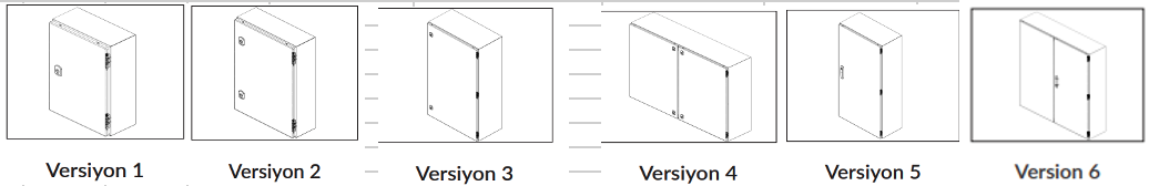 DM Paslanmaz Çelik (AISI 304) Duvar Tipi Pano (Dış Ortam)